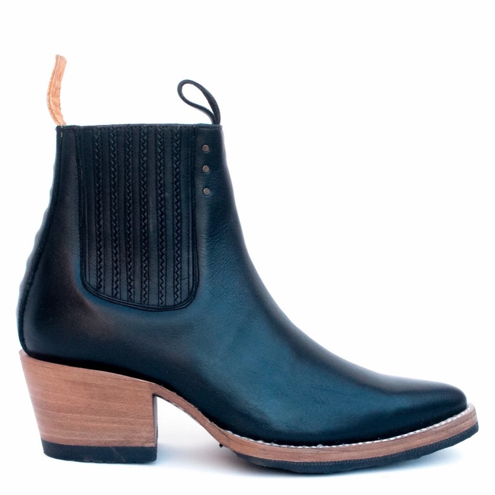 Pskaufman no.1001 Freeway Chelsea Boot Black Leather